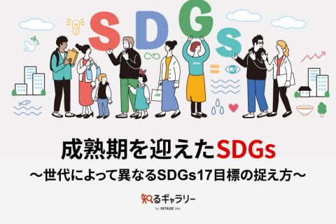 成熟期を迎えたSDGs～世代によって異なるSDGs17目標の捉え方～