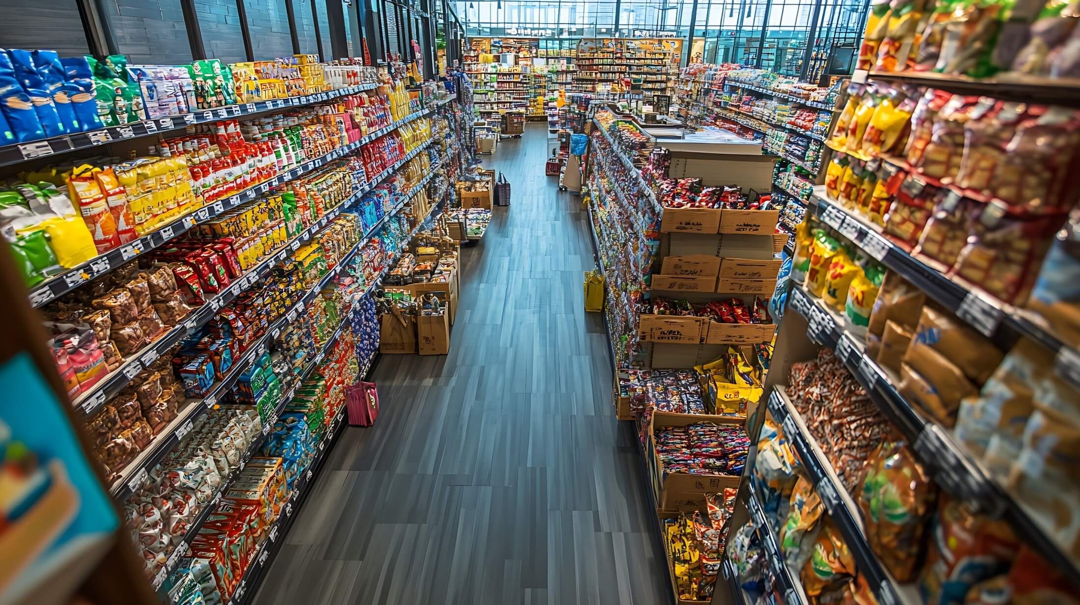 スーパー店内